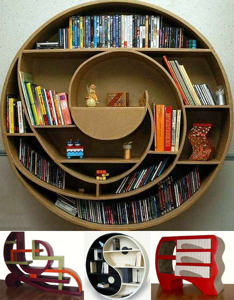 round-strange-bookcase-designs. On the actually-built side of things, 