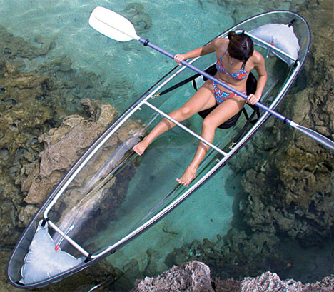 glass canoe