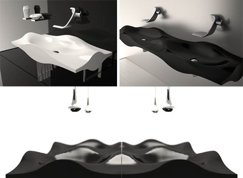 ulta-modern-curved-polished-sinks