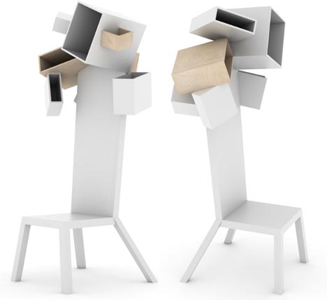 funky-white-wood-storage-chairs funky-white-wood-storage-chairs