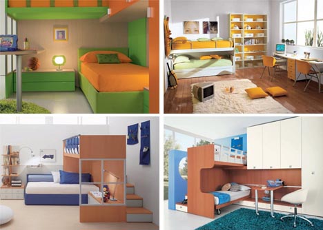 Interactive Interiors: Convertible Kids Bedroom Furnitu
