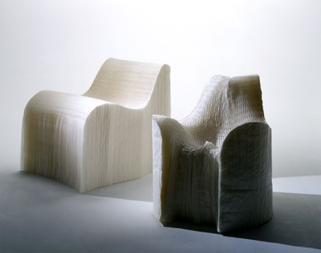 creative paper chair design