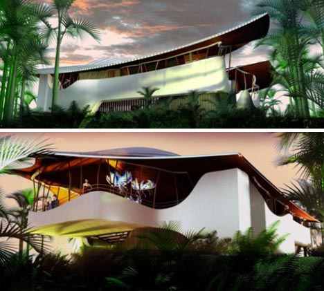 futuristic eco friendly home