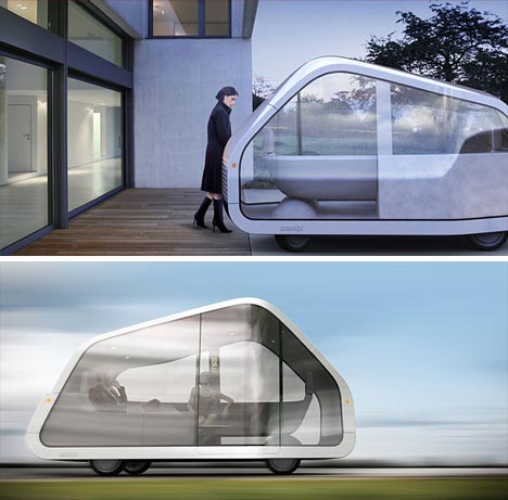 modern futuristic mobile house
