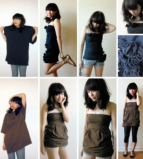 recycled clothing upcycling idea A baggy tshirt is one of the most 
