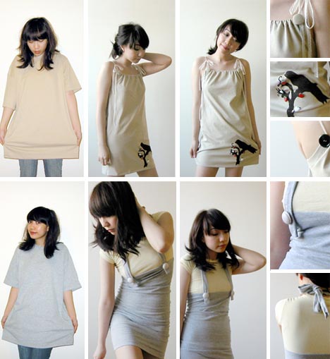 These clothing conversions illustrate the ease with which people can upcycle