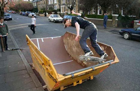 recycled urban skate park recycled urban skate park