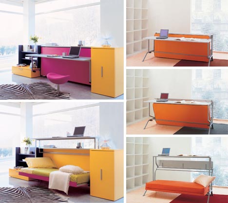 convertible funky sofa desk