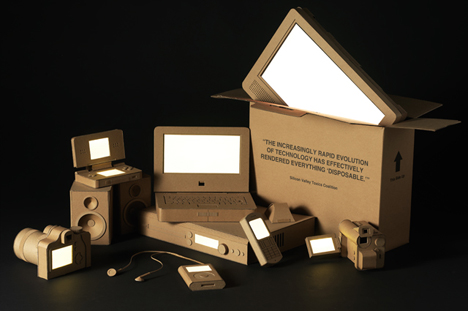custom cardboard cut out gadgets