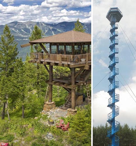Fire Lookout Tower Homes