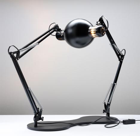 table lamp designs. funky dual table lamp idea
