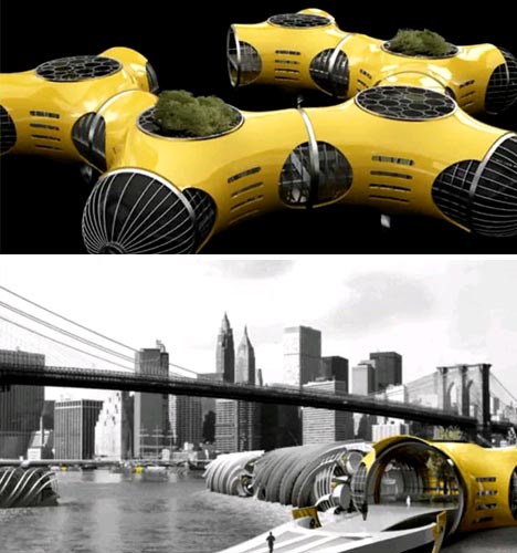 futuristic floating park idea