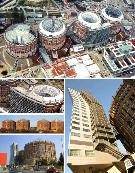gasometer city vienna gasometer city vienna