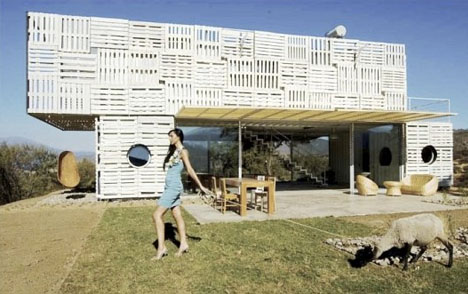 cargo container pallet home