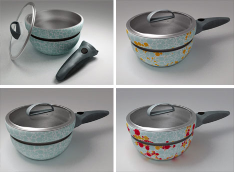 color changing cooking pot