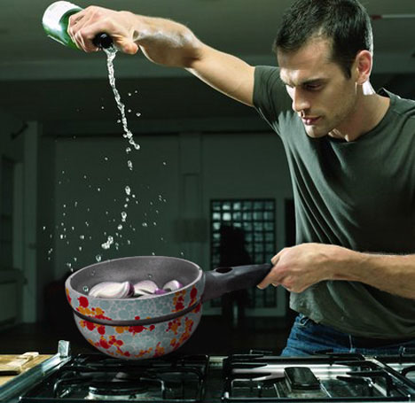 color changing cookware