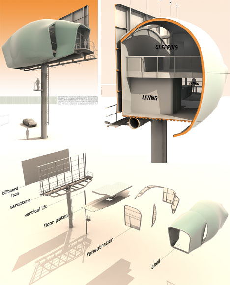 prefab curved raised house