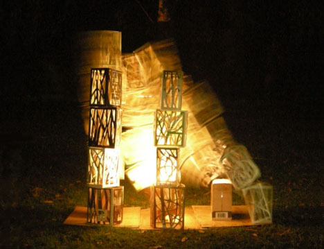 recycled diy light towers recycled diy light towers