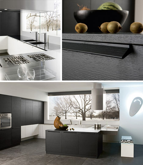 simple modern black white kitchen simple modern black white kitchen