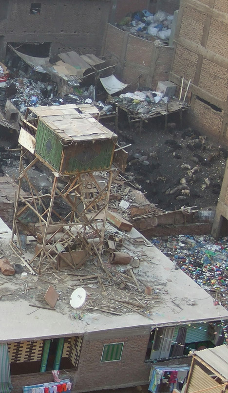 garbage city cairo close up