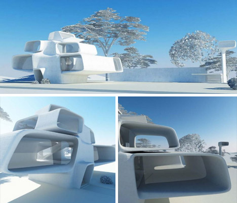 timeless futuristic house design