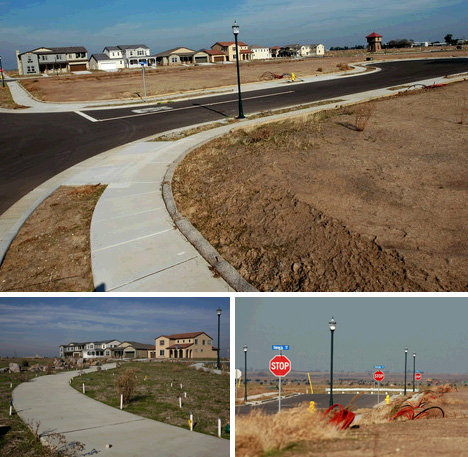 deserted economic downturn homes