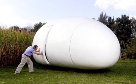 round egg shaped mobile home