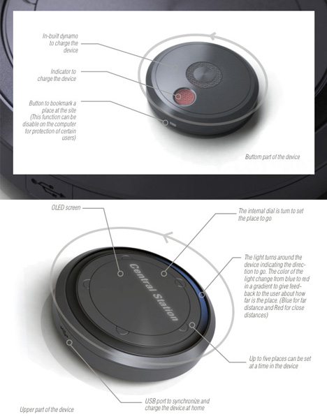 simple portable digital compass design