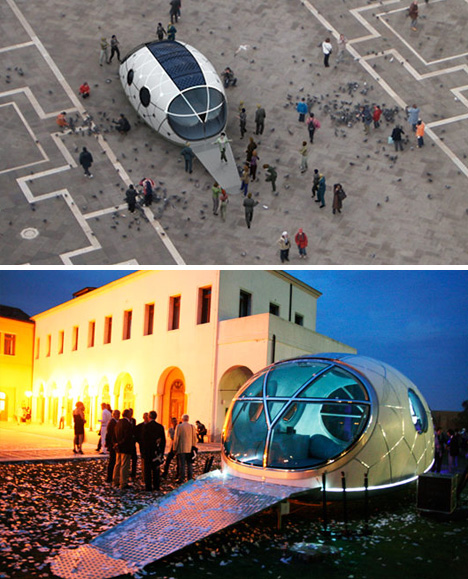 the off grid solar pod home