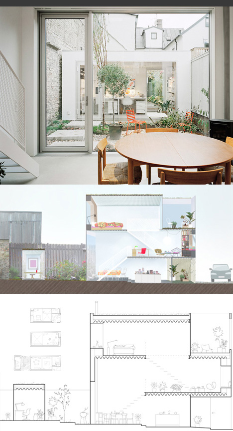 tower townhouse floor plans sections