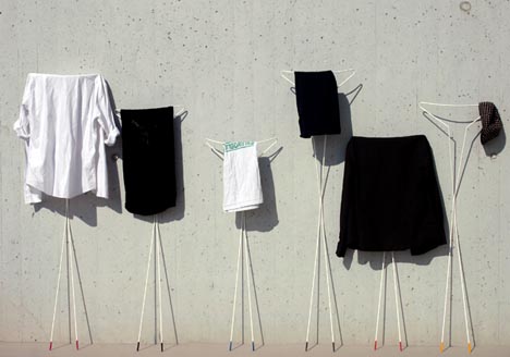 clothes hanging