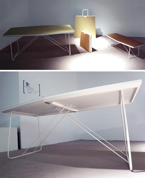 This versatile folding desk, display counter or kitchen table by Robert 