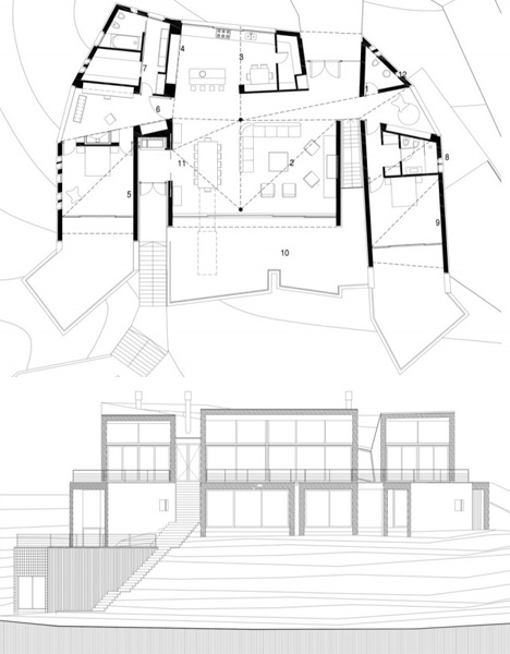 mountain house elevation plans