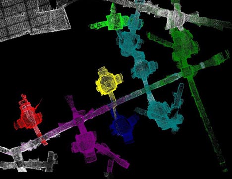 3d ancient underground map