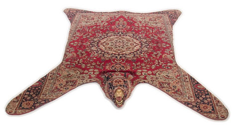 bear skin oriental rug