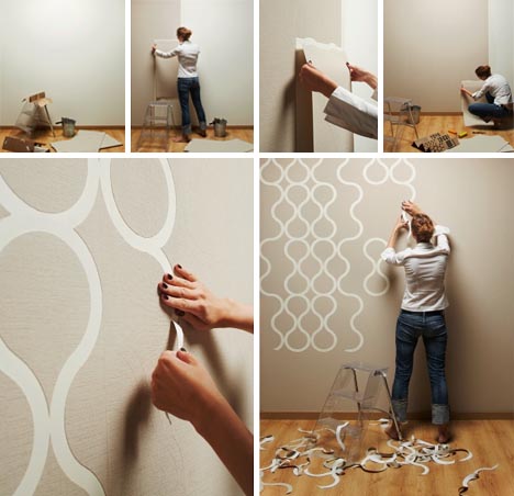 Personalized Wall  on Designs  Let    Er Rip  Cool New Home Wallpaper For Diy Room Decor
