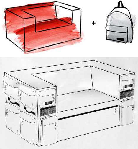 sofa storage concept