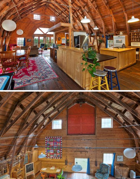 barn house open area