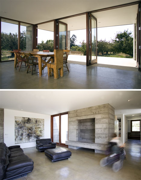 green home open floor plan