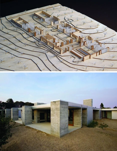 green home prefab concrete model