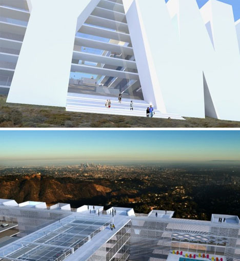 hollywood sign hotel views