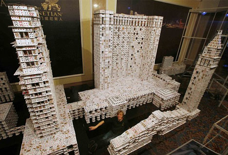 playing cards art architecture