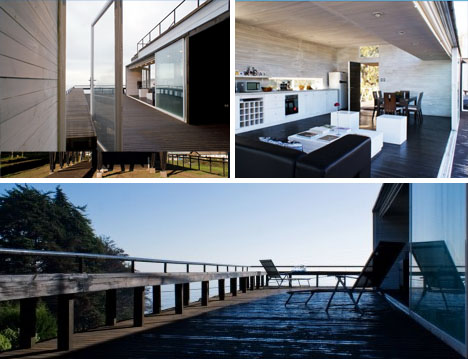 beach front patio deck