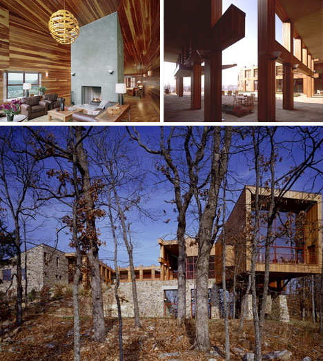 huge retreat lodge interior