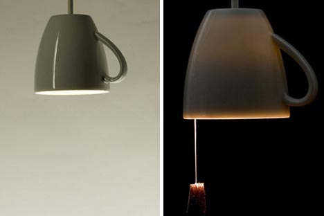 tea mug lamp light