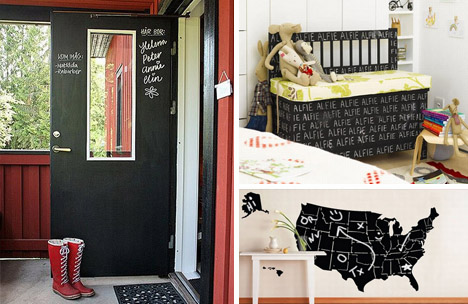 chalk board furniture art