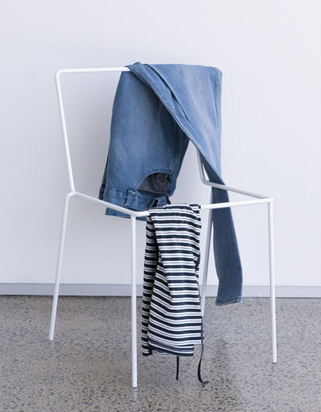 spare clothes rack chair