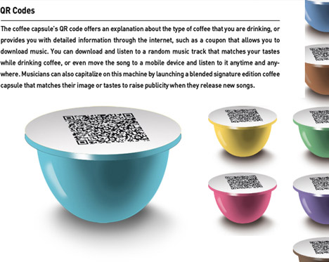 musical coffee packets