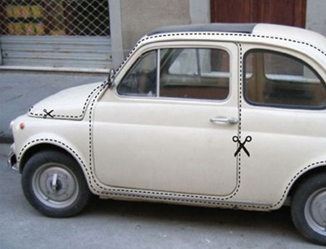 cut out car