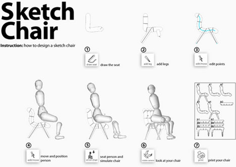 diy sketch chair drawing